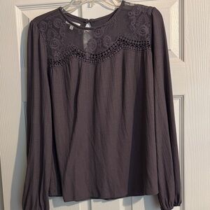 Maurices Lace Accent Blouse